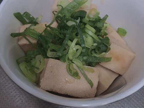 高野豆腐のあんかけ炒め